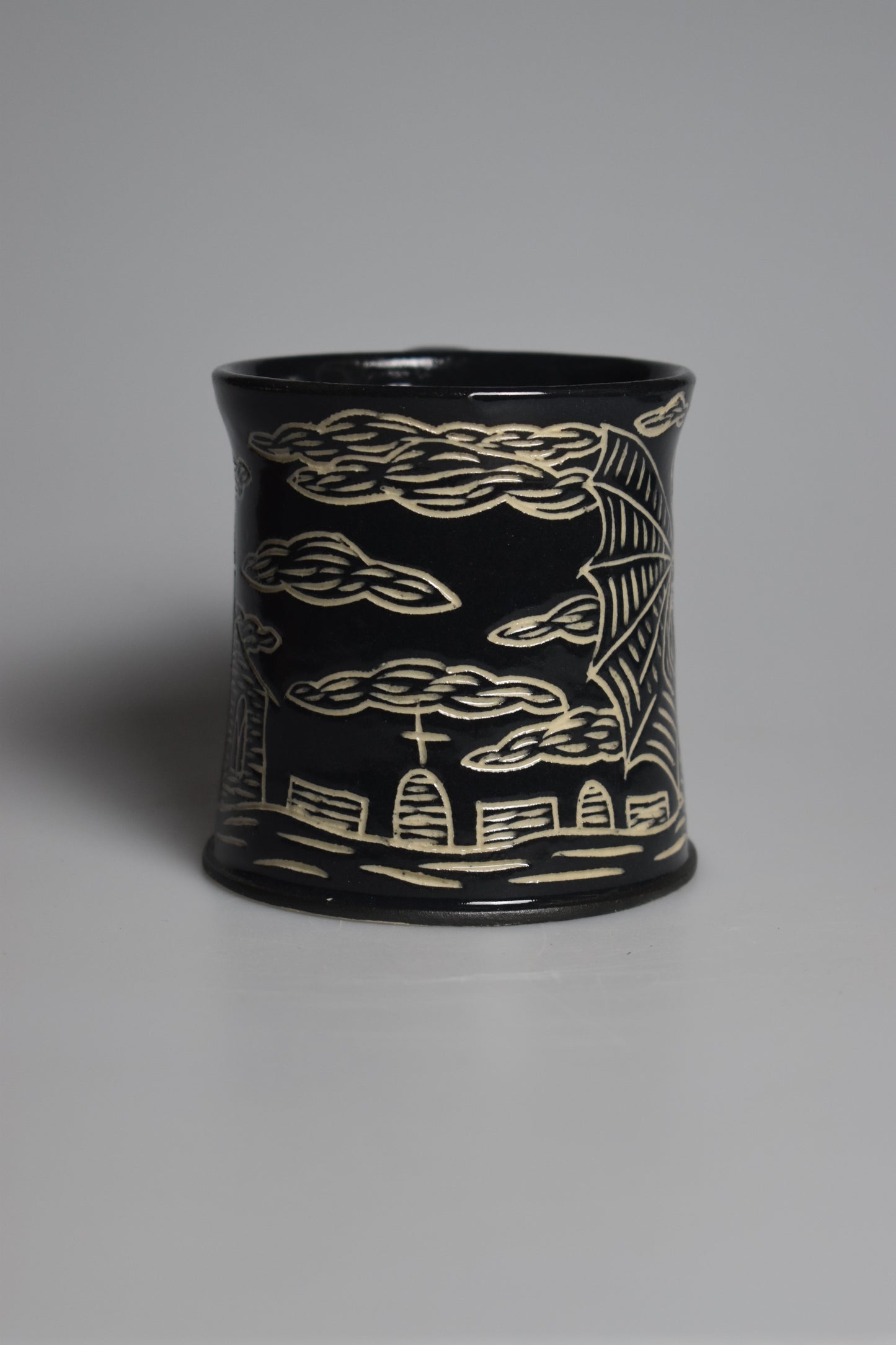 Bat & Church Mug 10-14oz