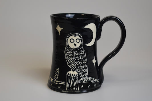 Dark Owl Mug 10-14oz