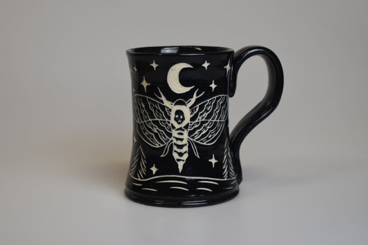 Death Moth Mug 10-14oz