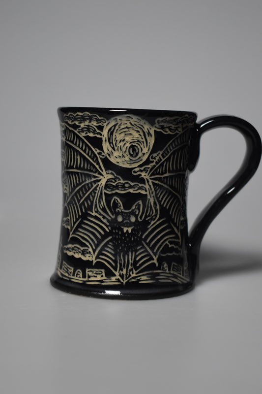 Bat Mug (Design 2) 10-14oz