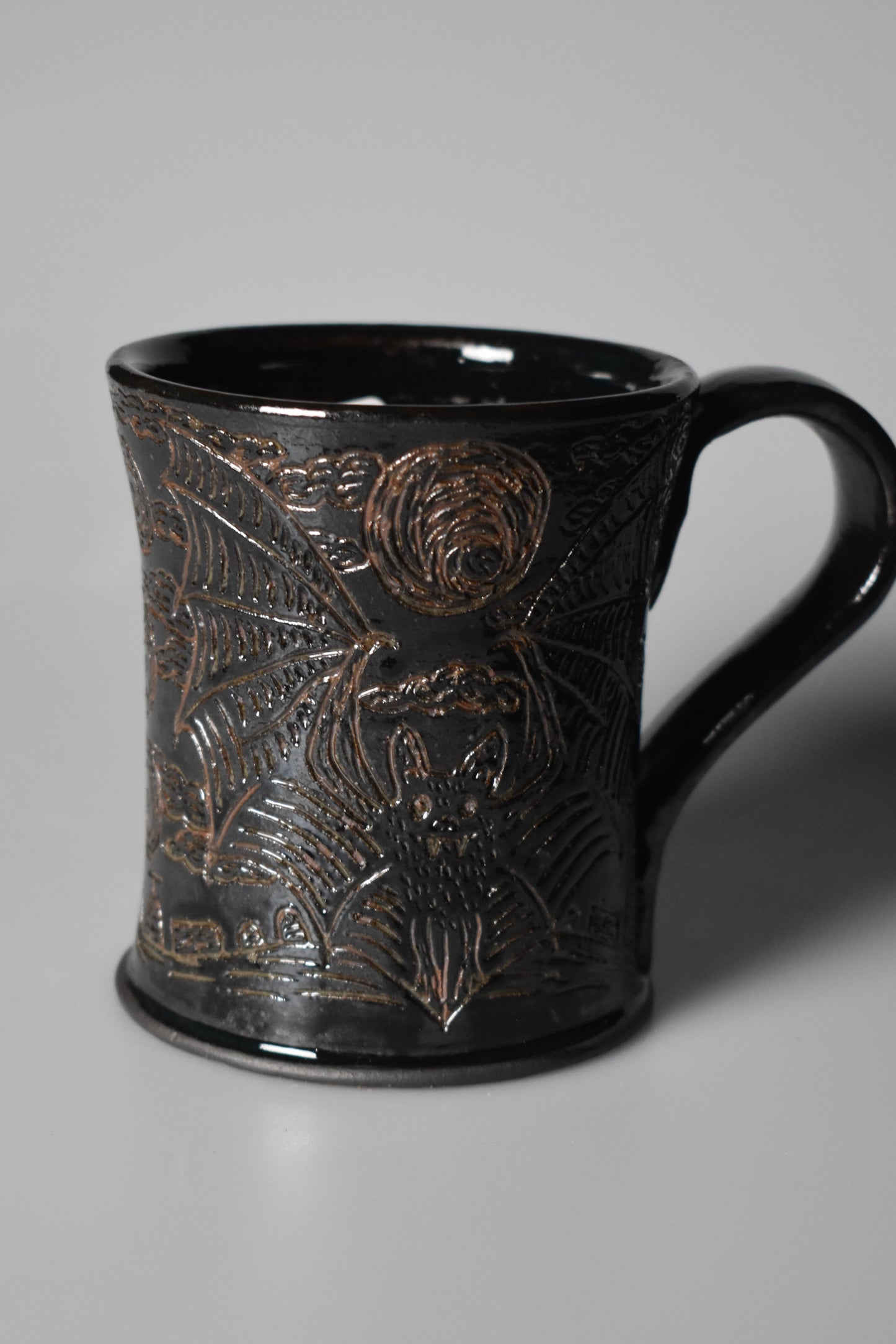 Wild Clay Bat Mug (Design 2) 10-14oz
