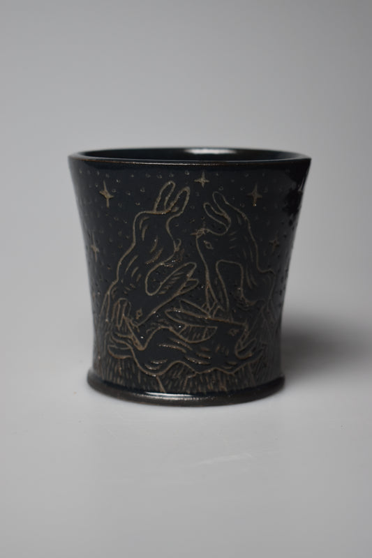 Three Hare Cup (Wild Clay)